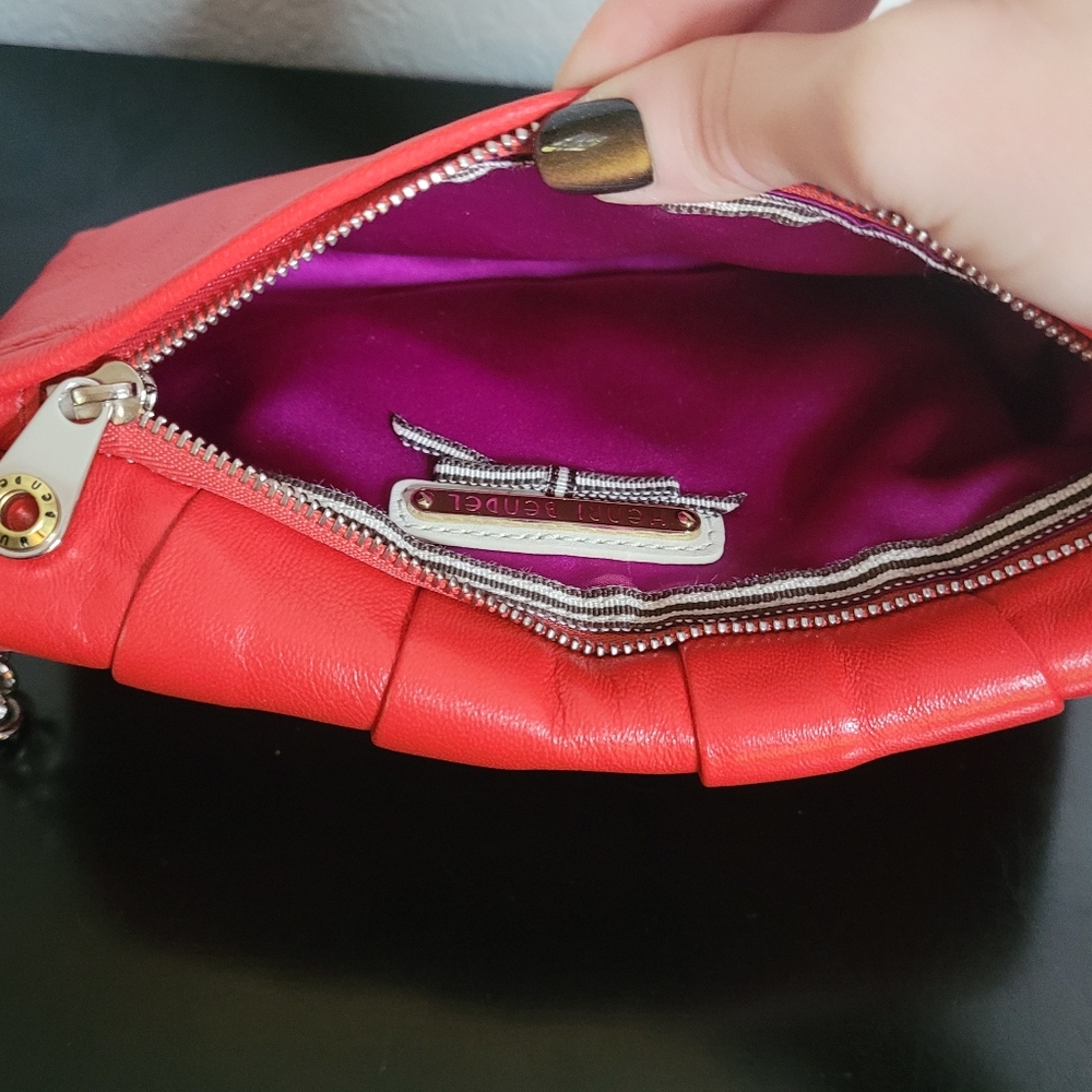 Henri Bendel  soft  leather clutch - Picture 13 of 15